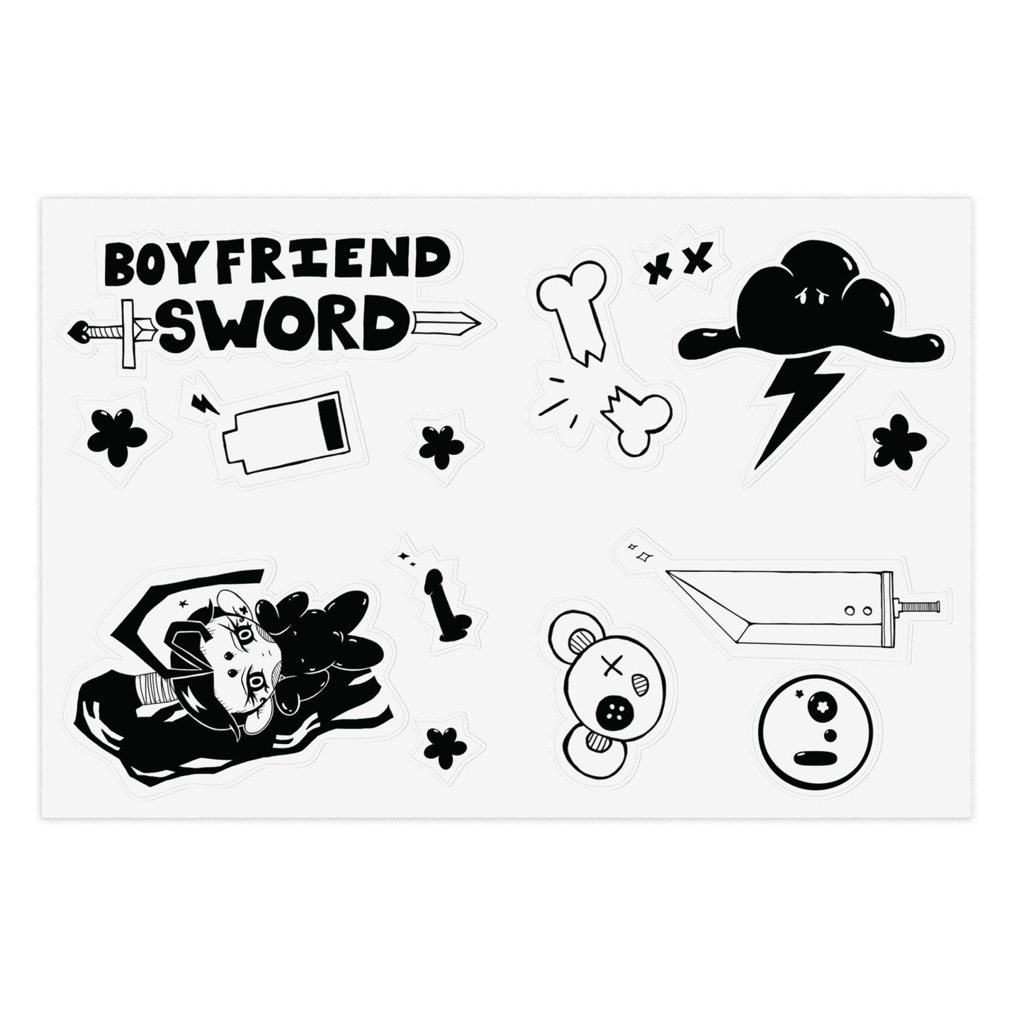 "BF SWORD" STICKER SET