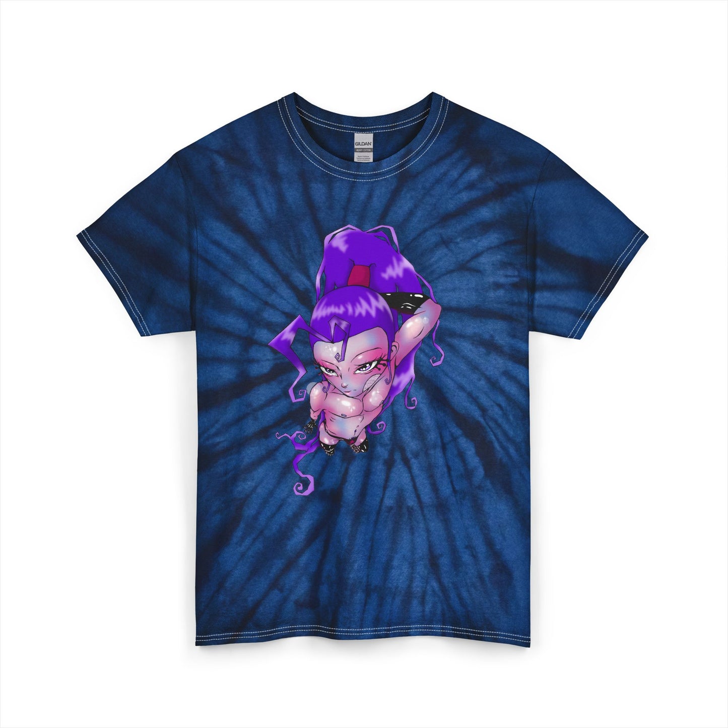 "INVERTED SPELLCASTER" TIE DYE TEE