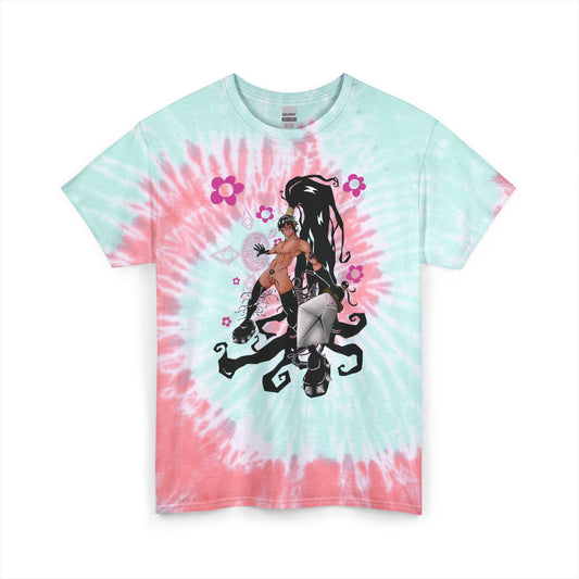 "SPELLCASTER" TIE DYE TEE